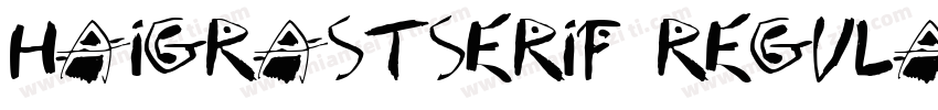 HaigrastSerif Regula字体转换